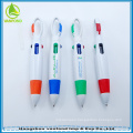 Hot sale customized logo 4 color carabiner pen